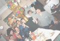 Встречаем Новый 2003 год. По побочной диагонали: Давид,Слон,Таня,Паша,Вовчик,Петя,Петрович